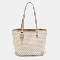Faure Le Page Beige Coated Canvas Daily Battle 27 Tote