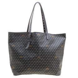 Fauré Le Page Grey Monogram Canvas Daily Battle Tote