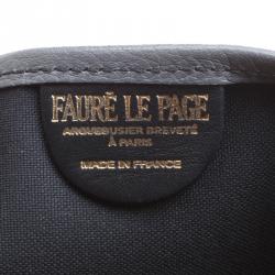 Fauré Le Page Grey Monogram Canvas Daily Battle Tote