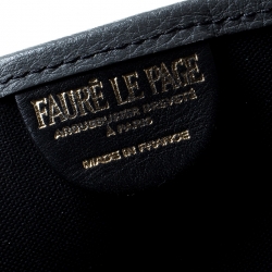 Fauré Le Page Grey Monogram Coated Canvas Daily Battle Tote