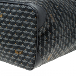 Fauré Le Page Grey Monogram Coated Canvas Daily Battle Tote