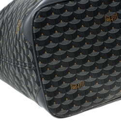 Fauré Le Page Grey Monogram Coated Canvas Daily Battle Tote