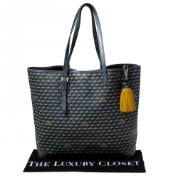 Fauré Le Page Grey Monogram Coated Canvas Daily Battle Tote