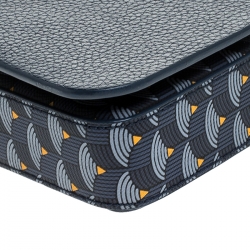 مملوكة مسبقًا Faure Le Page Blue Leather Calibre 21 Top Handle Bag