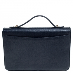 مملوكة مسبقًا Faure Le Page Blue Leather Calibre 21 Top Handle Bag
