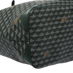 Faure Le page Green Coated Canvas Daily Battle 37 Tote