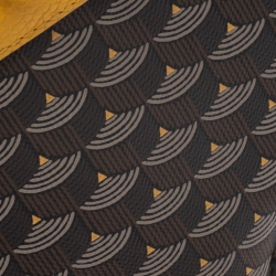 Pre Owned حقيبة صغيرة فور لو باج حمالة معصم Calibre 22 كانفاس مقوى صفراء