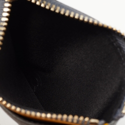 Faure Le Page Multicolor Coated Canvas and Leather Zip Card Holder