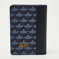 Pre Owned Faure Le Page Multicolor Coated Canvas and Leather Card Case