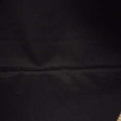 Faure Le Page Black Coated Canvas and Leather Wristlet Pouch