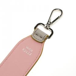 Pre Owned Fendi Bi Color Leather Interchangeable Shoulder Strap