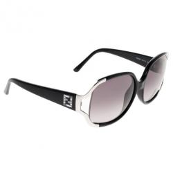 Pre Owned Fendi 5266 Square Brown Sunglasses