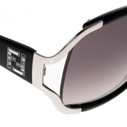 Pre Owned Fendi 5266 Square Brown Sunglasses