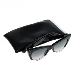 Pre Owned Fendi Black/Black Gradient FF0238S Cat Eye Sunglasses