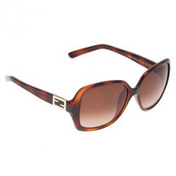 Pre Owned Fendi Brown FS5227 Square Sunglasses