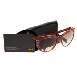 مملوكة مسبقًا Fendi Tortoise Frame FS5257 Cat Eye Sunglasses