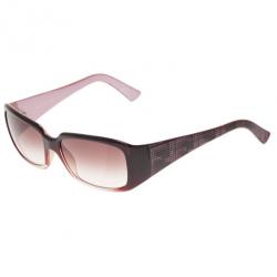 Pre Owned Fendi Purple FS422 Rectangle Sunglasses