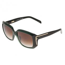 Pre Owned Fendi Green FS5327 Square Sunglasses