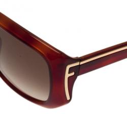 Pre Owned نظارة شمسية فندي FS5327 مستطيلة