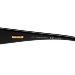 مملوكة مسبقًا Fendi Black FS5290 Square Sunglasses