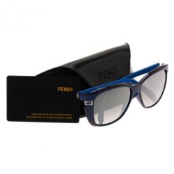 Pre Owned نظارة فندي FS5258 زرقاء إطار حرف D