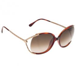 Pre Owned Fendi Tortoise FS5169 Square Sunglasses