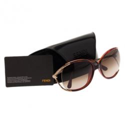 Pre Owned Fendi Tortoise FS5169 Square Sunglasses