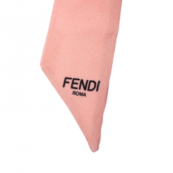 Pre Owned وشاح فندي أورشيديا باندو بابل غام حرير تولي تول بنقوش متعددة الألوان