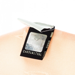 Pre Owned  وشاح بندانة فندي بامبولين مانغوليا جاكارد تولي حرير وردي