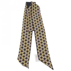 Pre Owned وشاح فندي أسود باغز