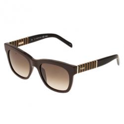 Pre Owned Fendi Brown Pequin 5351 Wayfarers
