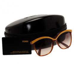 مملوكة مسبقًا Fendi Tortoise Frame 5287 Cat Eye Sunglasses