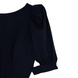 مملوكة مسبقًا Fendi Puff Sleeve Gabardine Dress S