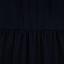 مملوكة مسبقًا Fendi Puff Sleeve Gabardine Dress S