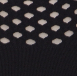 Pre Owned Fendi Black Stretch Knit Fit and Flare Knee Length Dress S