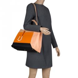 Pre Owned Fendi Multicolor Leather 2Jours Tote