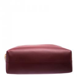 Pre Owned Fendi Multicolor Pequin Canvas and Leather Roll Tote 