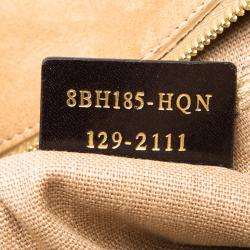 Pre Owned Fendi Multicolor Pequin Canvas and Leather Roll Tote 