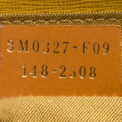 Pre Owned Fendi Yellow Leather Small Crayons Crossbody Bag