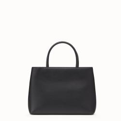 Pre Owned Fendi Black Leather Petite 2Jours Tote