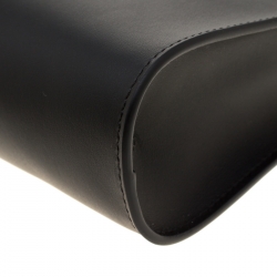 Pre Owned Fendi Black Leather Pochette Crossbody Bag