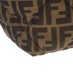 Pre Owned Fendi Zucca Canvas Quilted Shopper