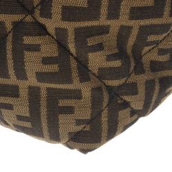 Pre Owned Fendi Zucca Canvas Quilted Shopper
