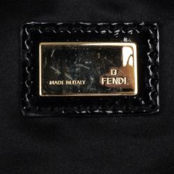 Pre Owned Fendi Zucca Canvas Quilted Shopper