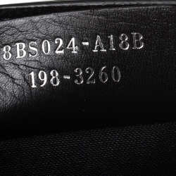 Pre Owned Fendi Black Leather Wallet on Chain