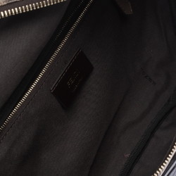 Fendi Brown Zucca Coated Canvas Spalmati Mania Belt Bag