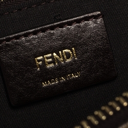 Fendi Brown Zucca Coated Canvas Spalmati Mania Belt Bag