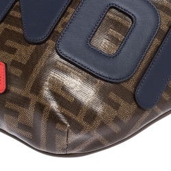 Fendi Brown Zucca Coated Canvas Spalmati Mania Belt Bag