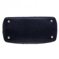 Pre Owned Fendi Croc Embossed Leather 2Jours Mini Tote