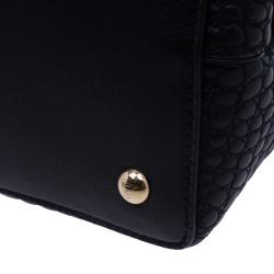 Pre Owned Fendi Croc Embossed Leather 2Jours Mini Tote